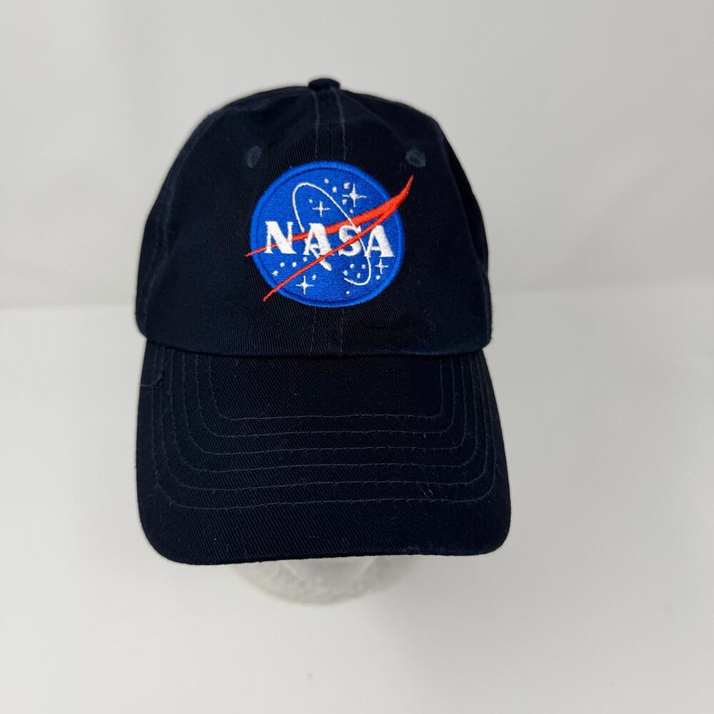 NASA Embroidered Navy Blue Dad Hat Baseball Cap